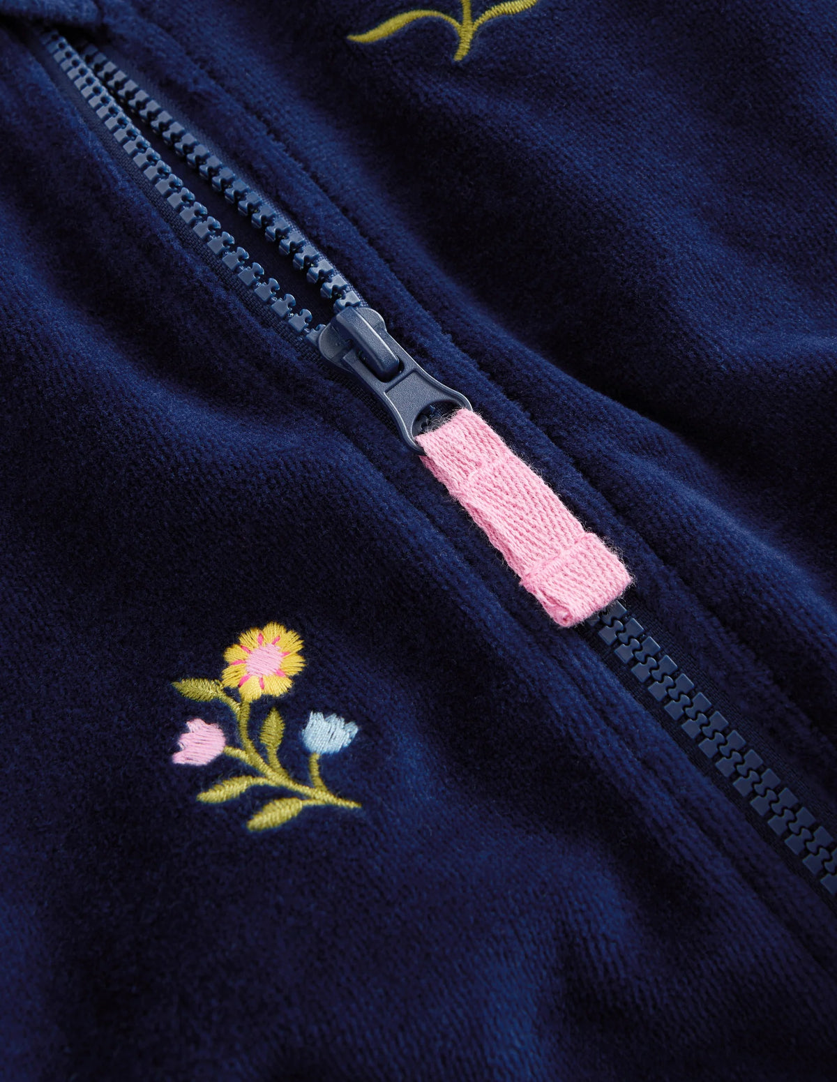 Velour Cosy Zip-through