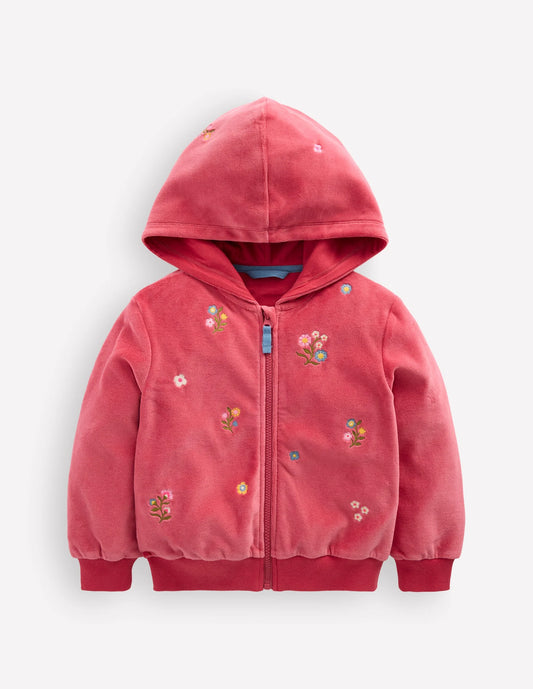Velour Cosy Zip-through