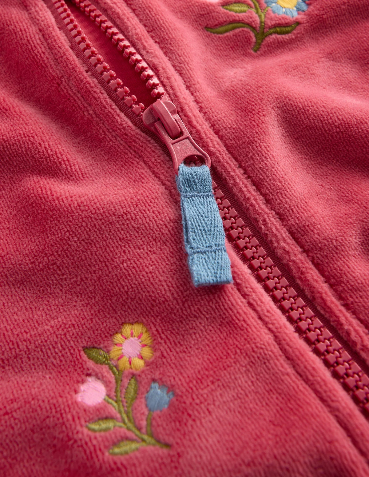 Velour Cosy Zip-through