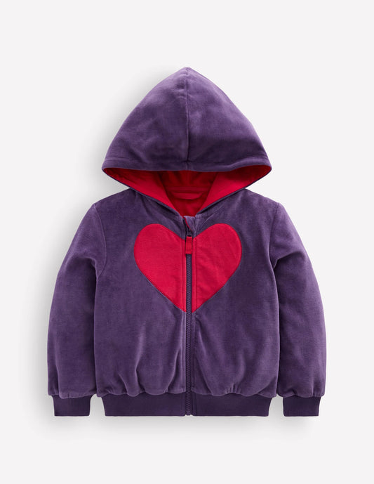 Velour Cosy Zip-through