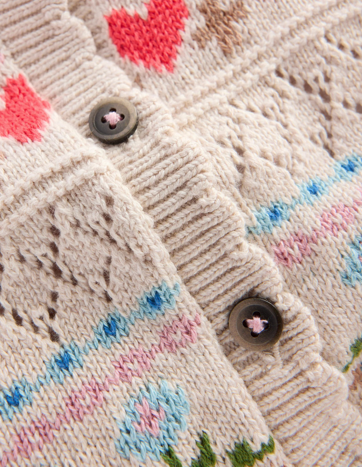 Cotton Fair Isle Cardigan