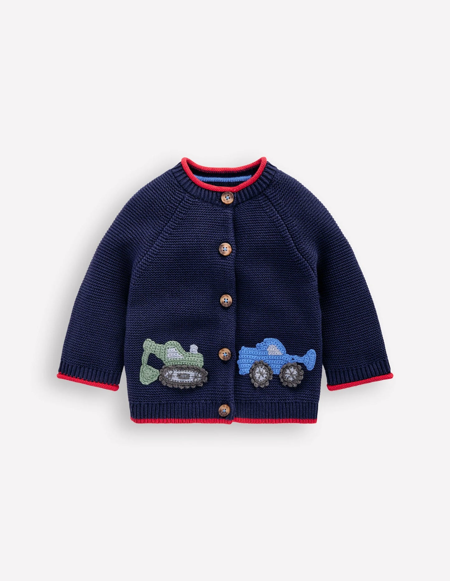 Cotton Logo Cardigan