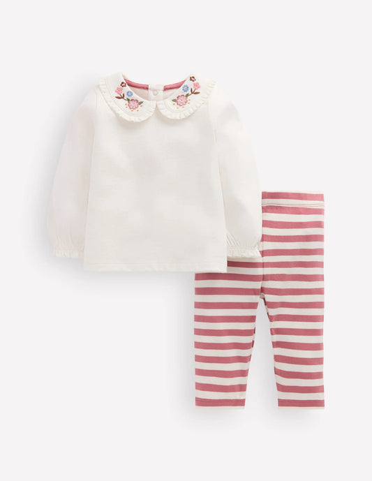 Collared Jersey Set
