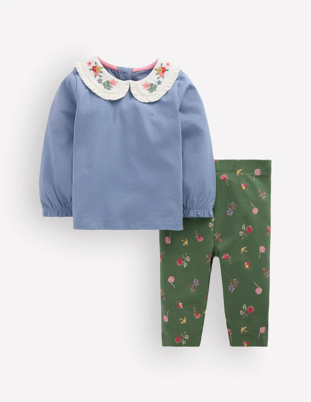 Collared Jersey Set