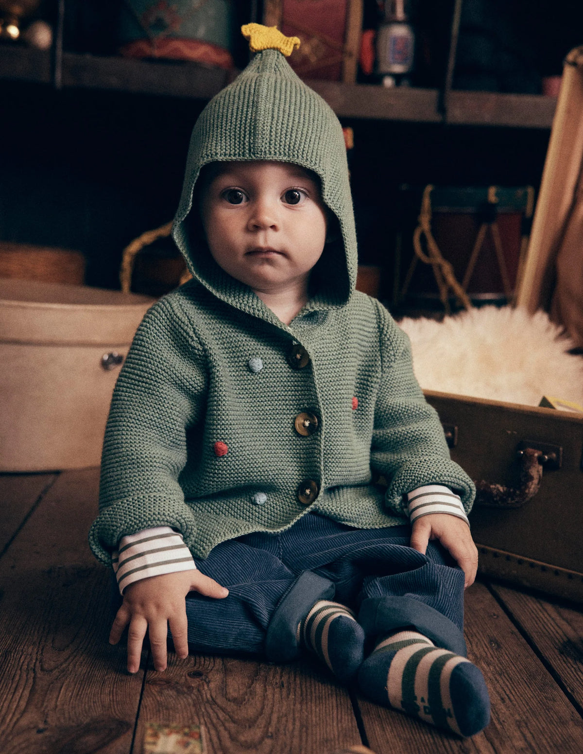 Novelty Cotton Knitted Jacket