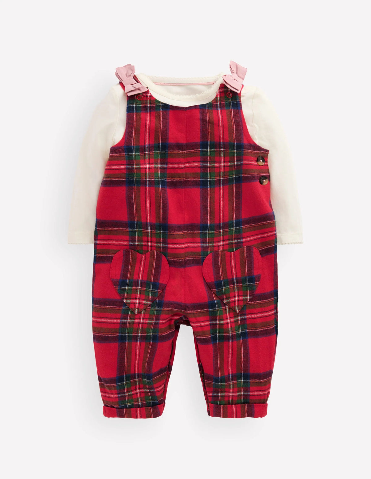 Woven Overalls Set