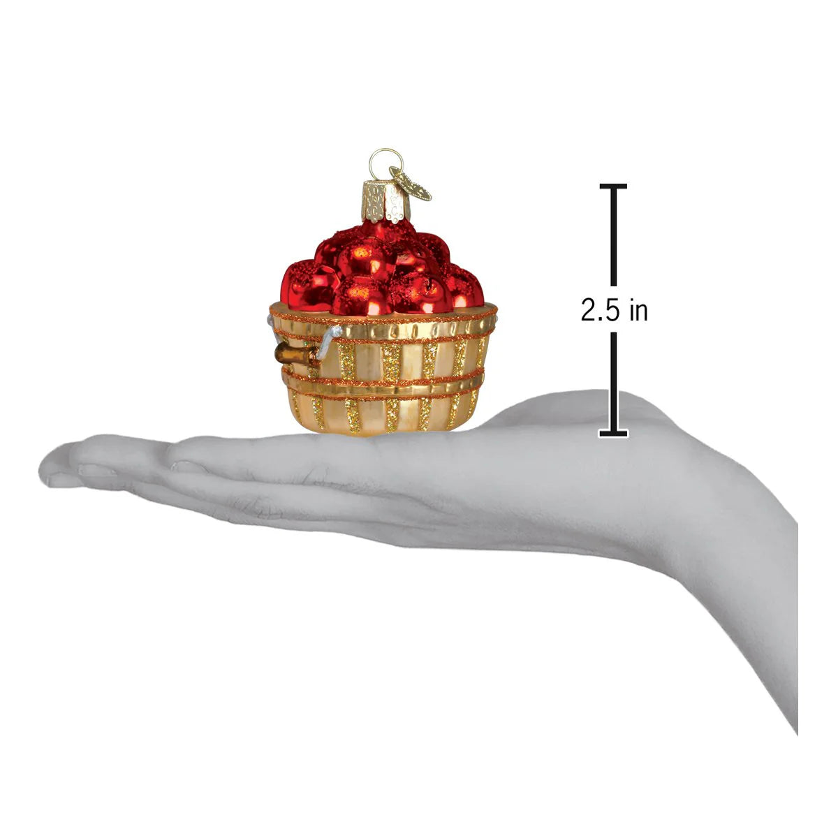 Apple Basket Ornament