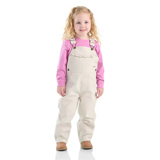 [Baby/Toddler] Canvas Ruffle Front Overall - 사계절용