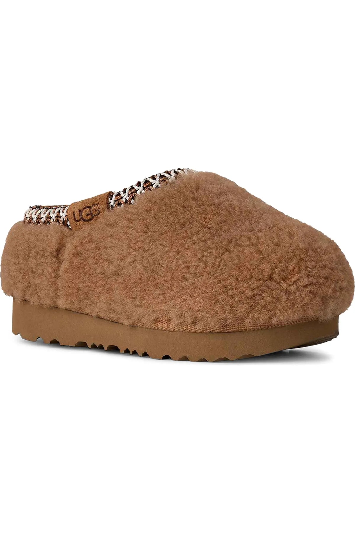 Tasman Maxi Curly Genuine Shearling Slipper