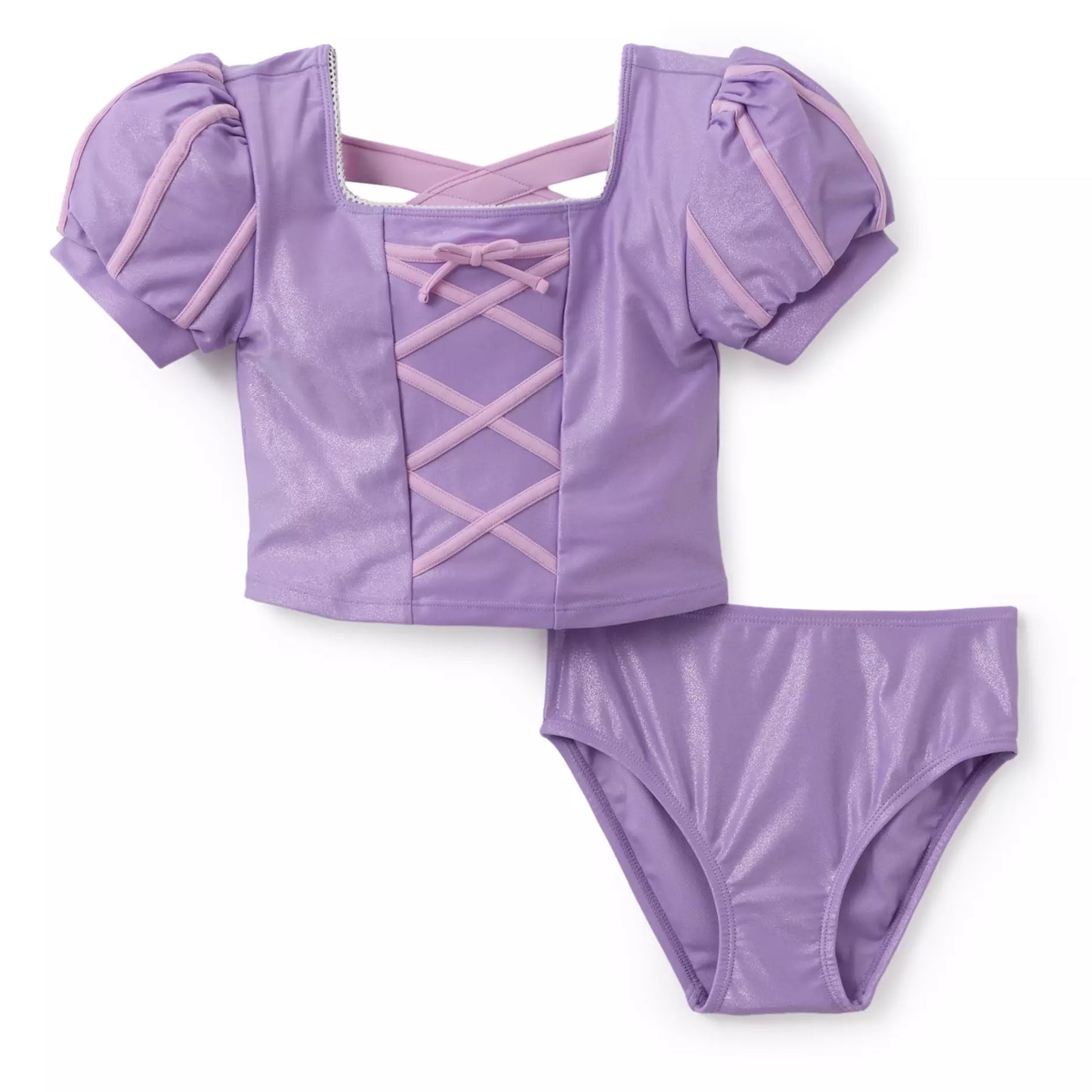 Rapunzel Deluxe Costume Swim Set for Girls (2-10)