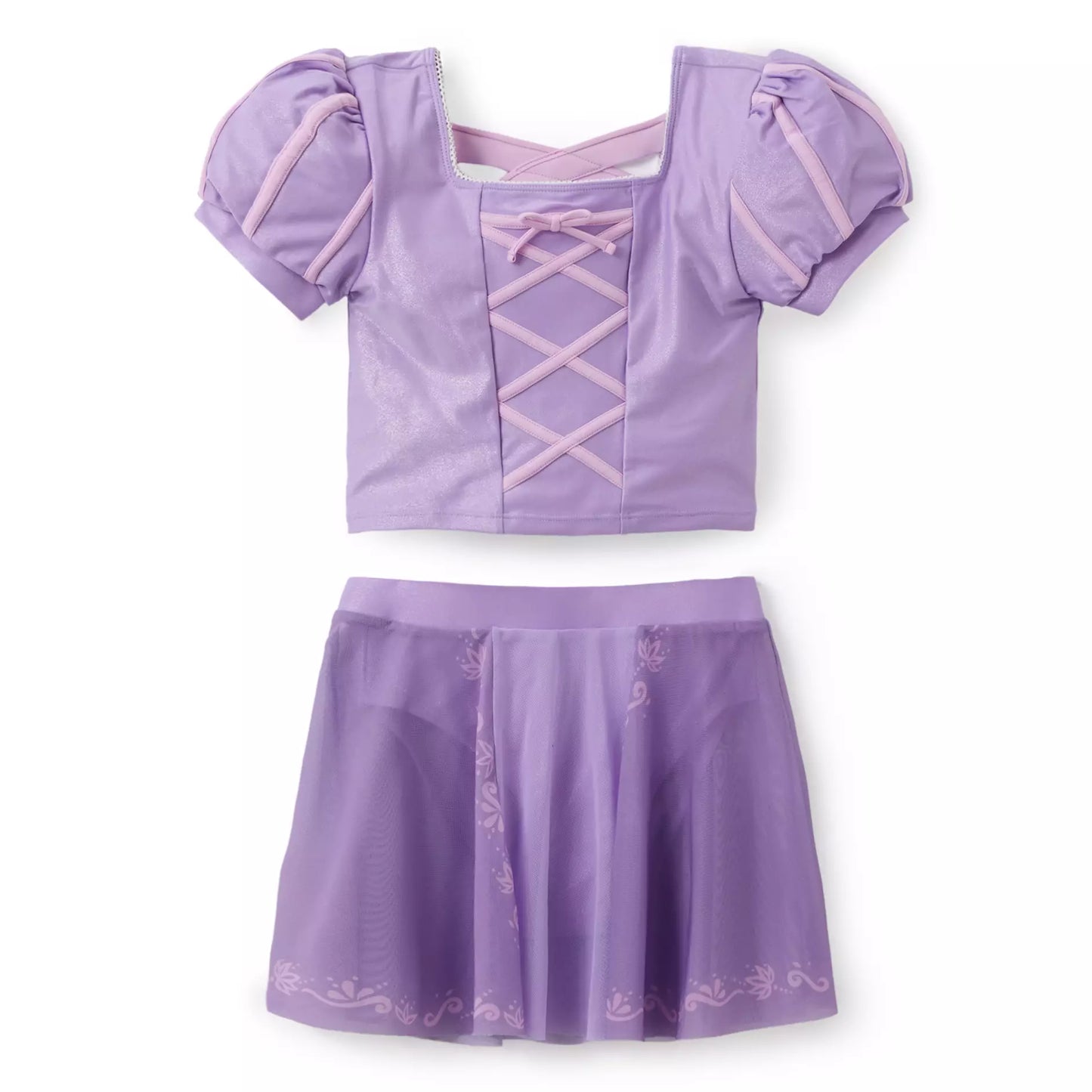 Rapunzel Deluxe Costume Swim Set for Girls (2-10)