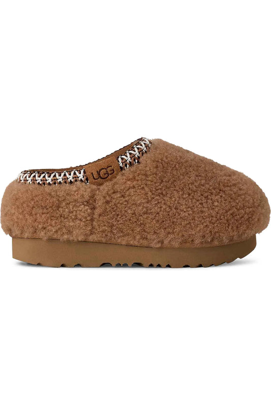 Tasman Maxi Curly Genuine Shearling Slipper
