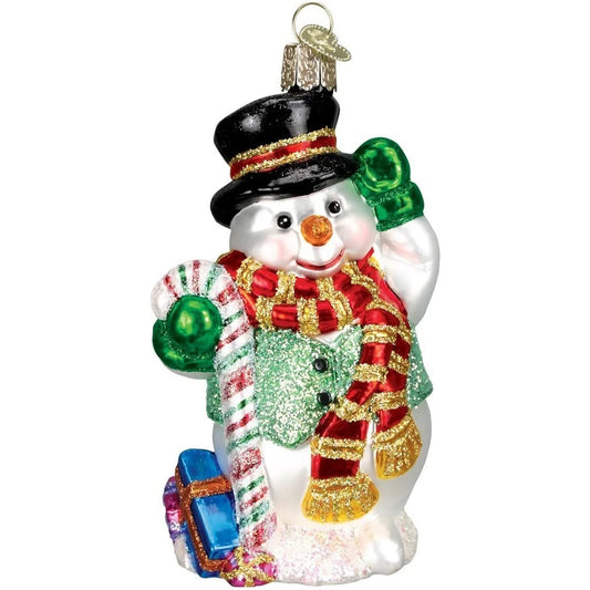 Candy Cane Snowman