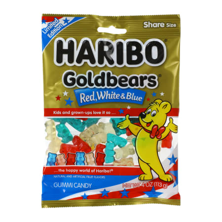 HARIBO® Goldbears® Red, White & Blue Gummi Candy - 4oz