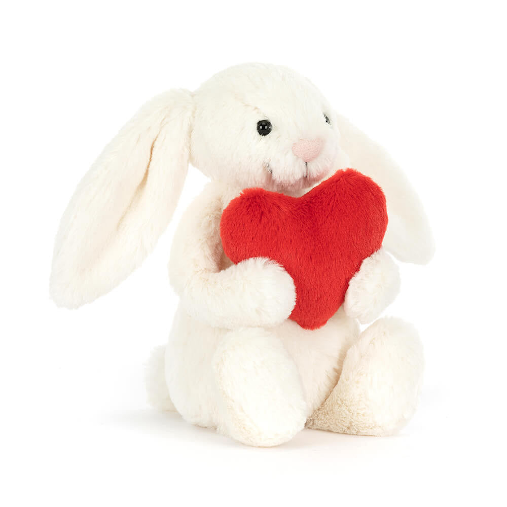 Bashful Red Love Heart Bunny - Small