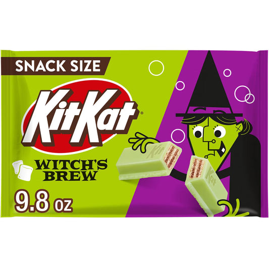 Kit Kat Marshmallow Creme Witches Brew Halloween Candy Snack Size - 9.8oz