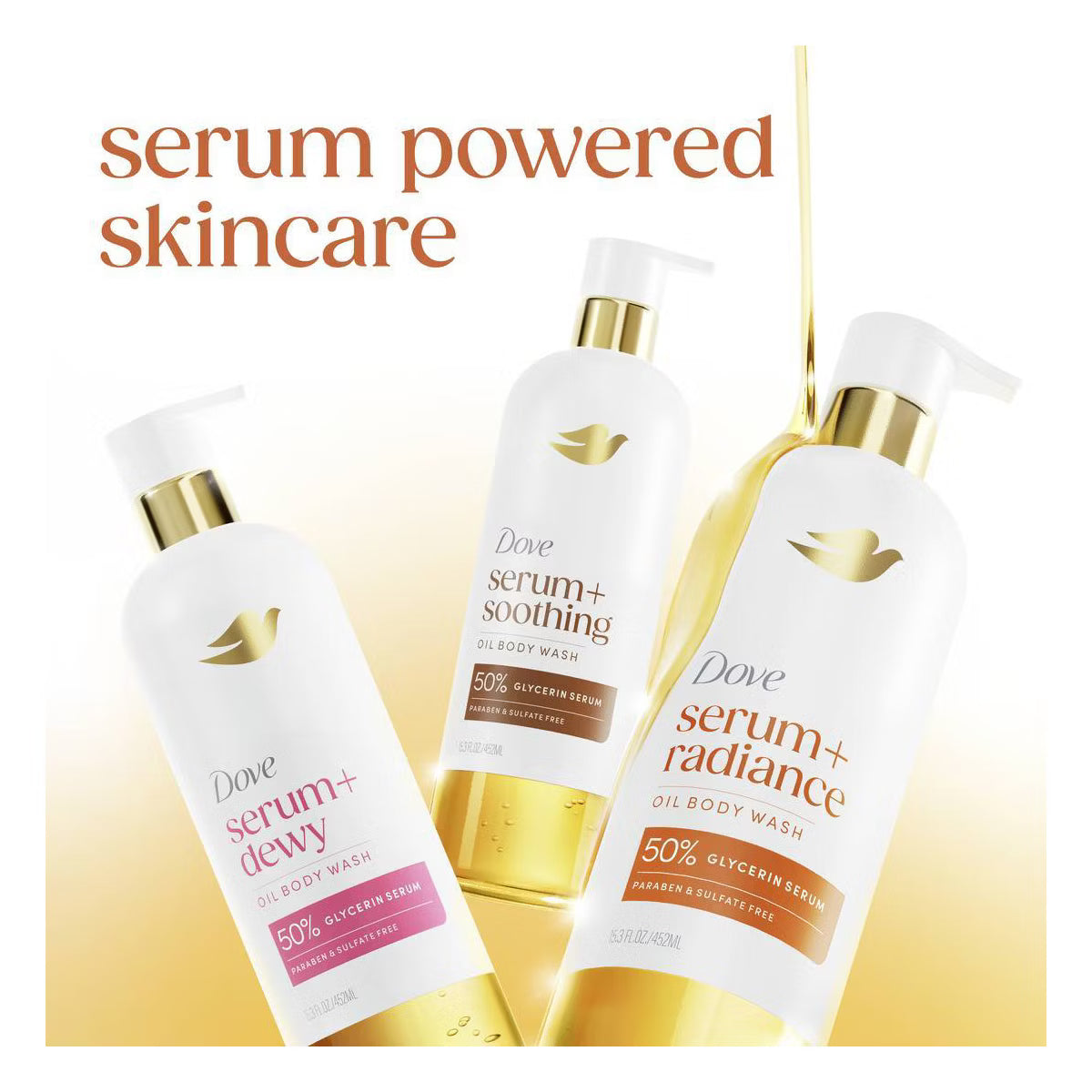 Glycerin Serum + Body Oil Wash 452ml (3 Scents)