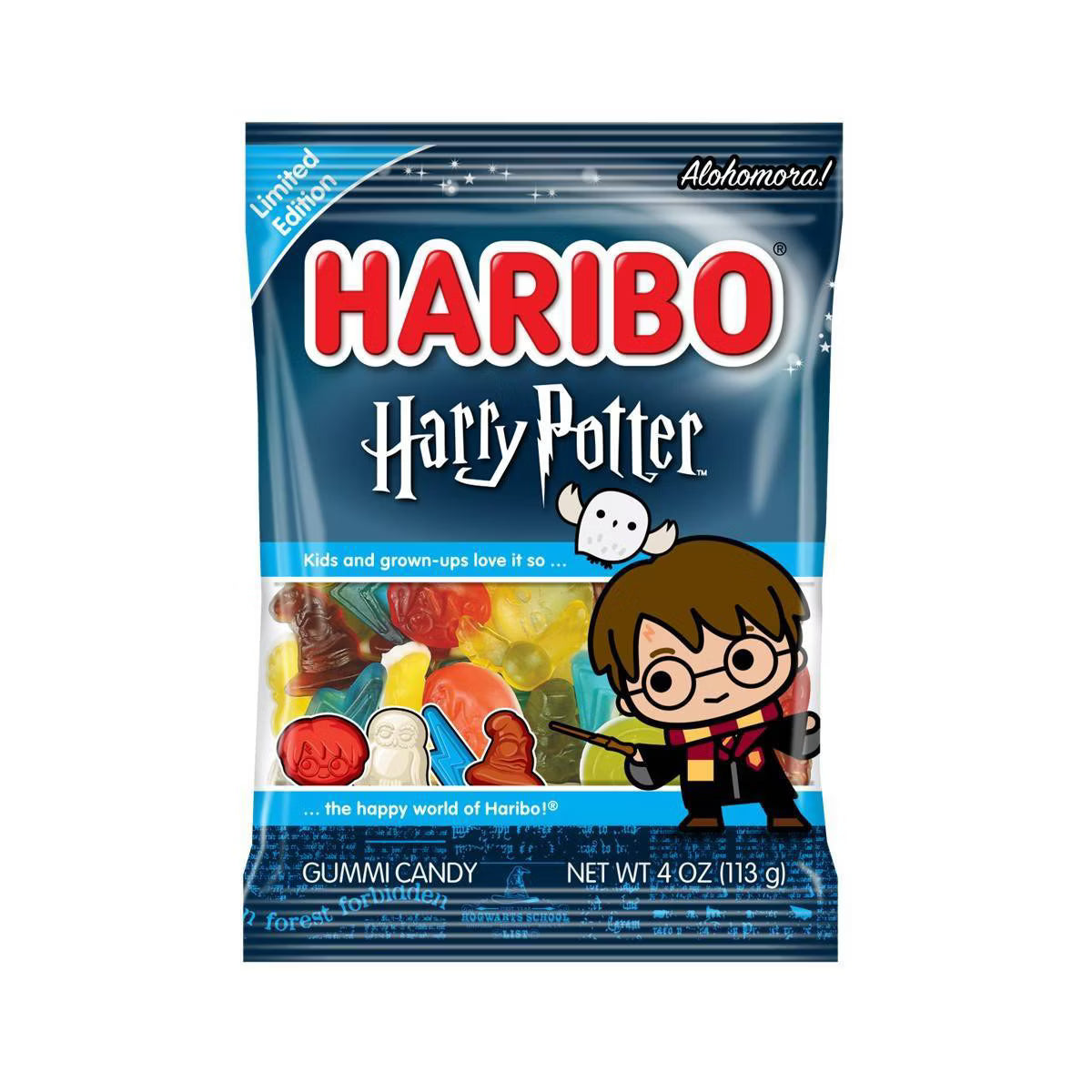 HARIBO Harry Potter Halloween Chewy Gummy Candy - 4oz