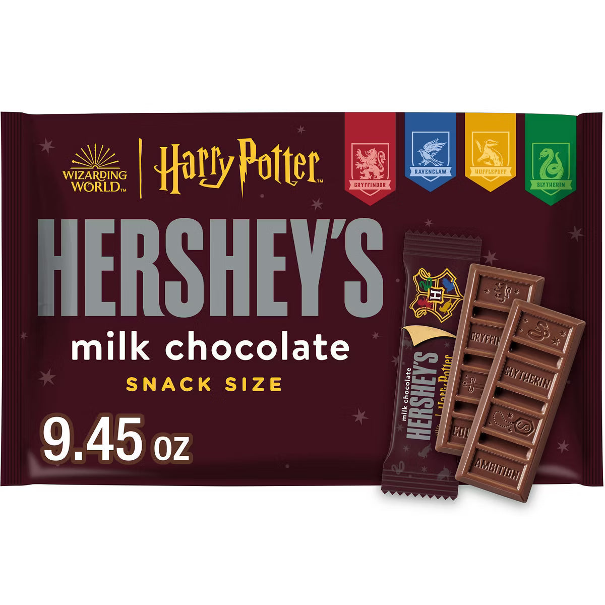 HERSHEY'S Milk Chocolate Harry Potter Halloween Candy Snack Size - 9.45oz