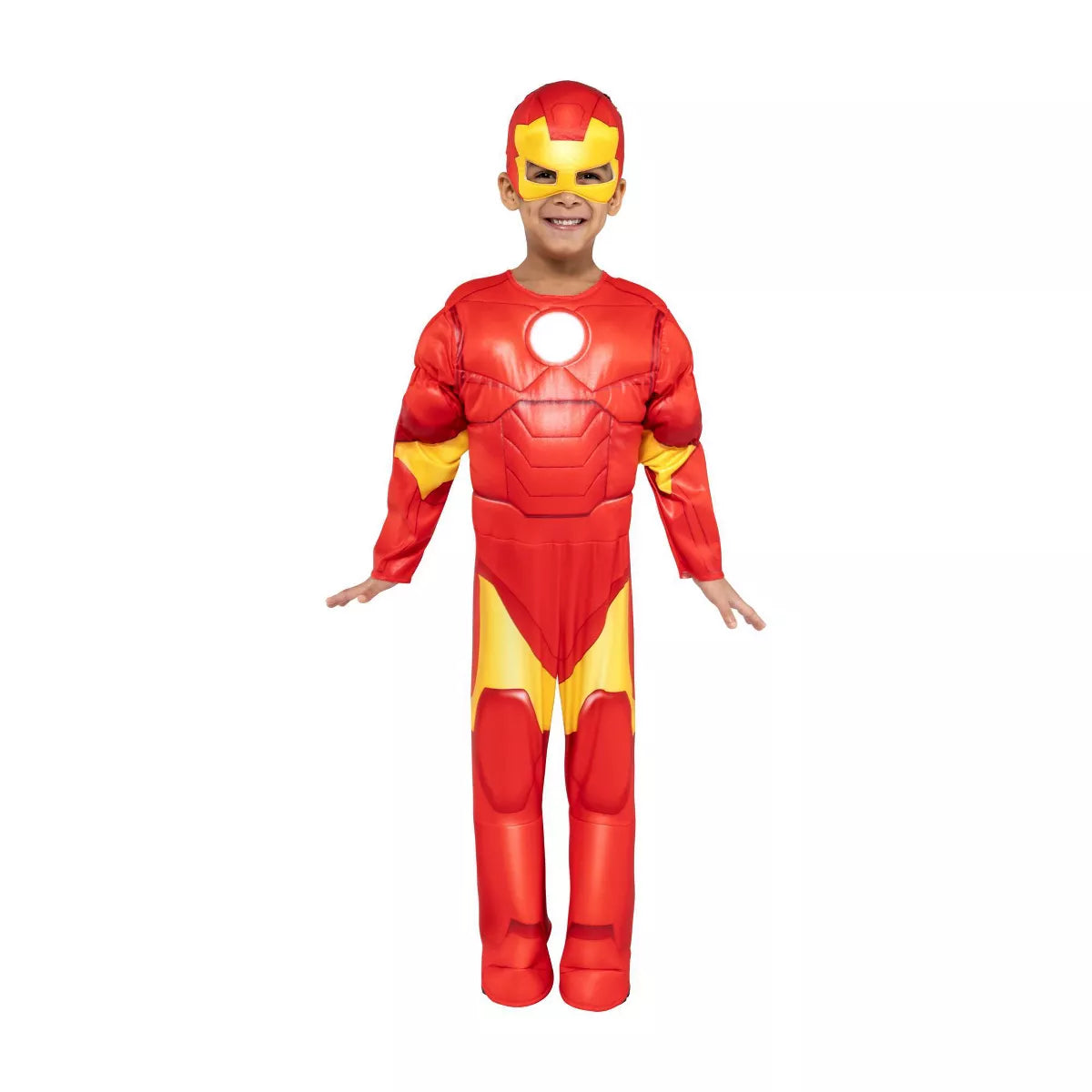 Toddler Marvel Iron Man Halloween Costume Bodysuit Red