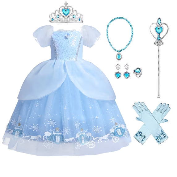 Cinderella Costume - Fancy Dress Set (IB)