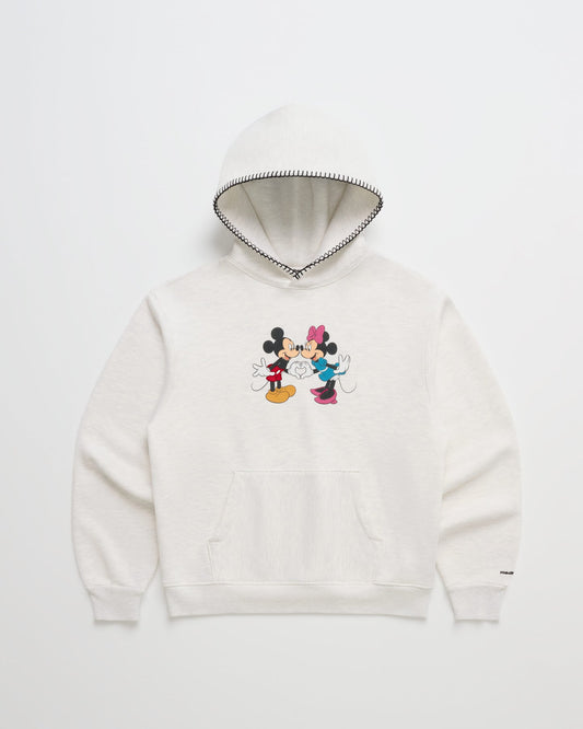 Mickey Mouse and Minnie Mouse Heart Fleece Hoodie