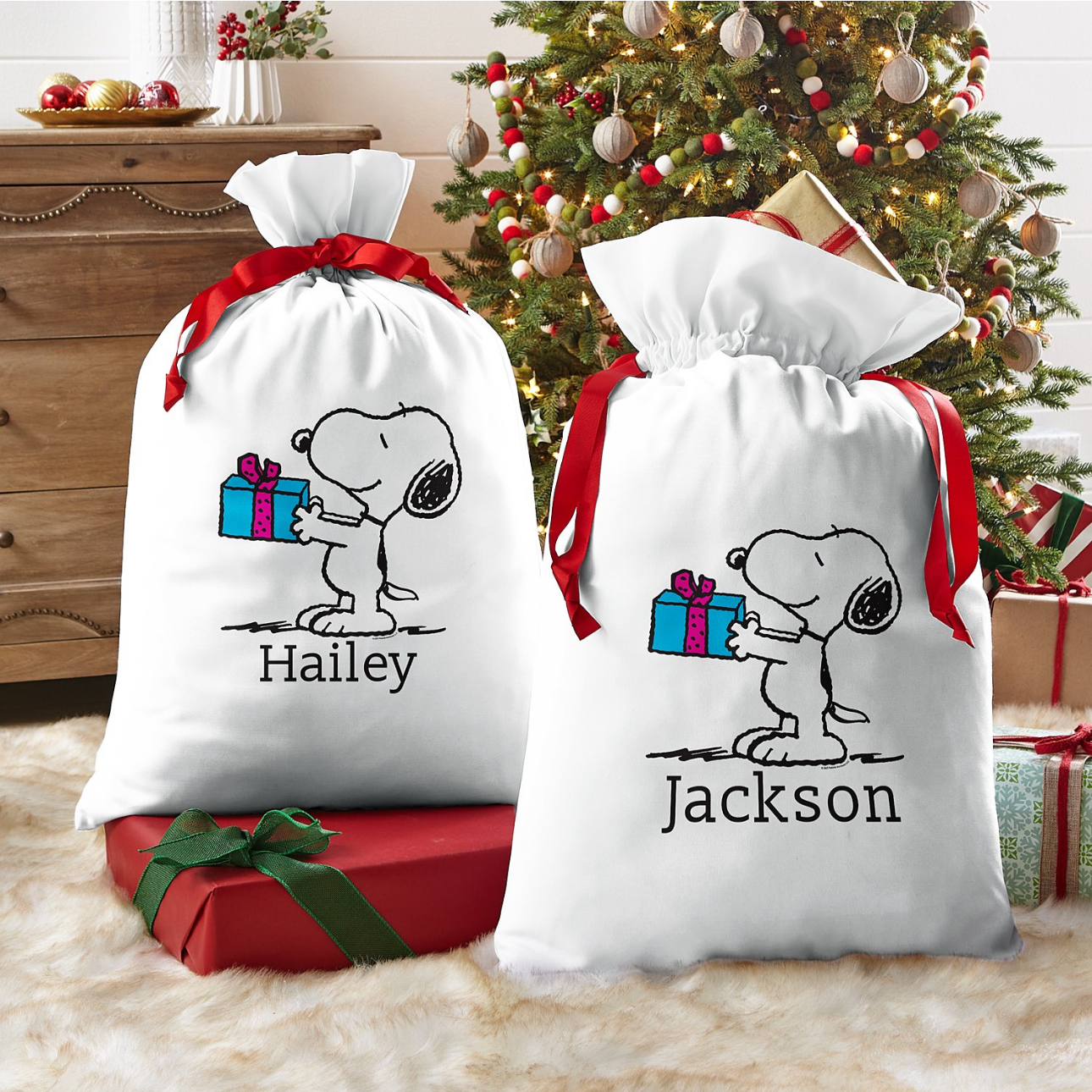 Peanuts Christmas Big Gift Bag