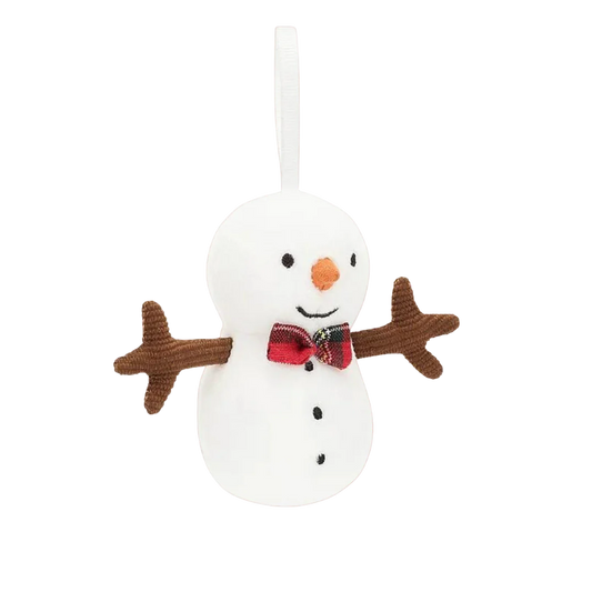 Festive Folly Snowman Ornament