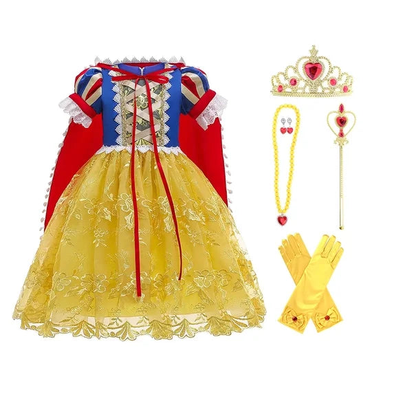 Snow White Costume - Fancy Dress Set (KW)