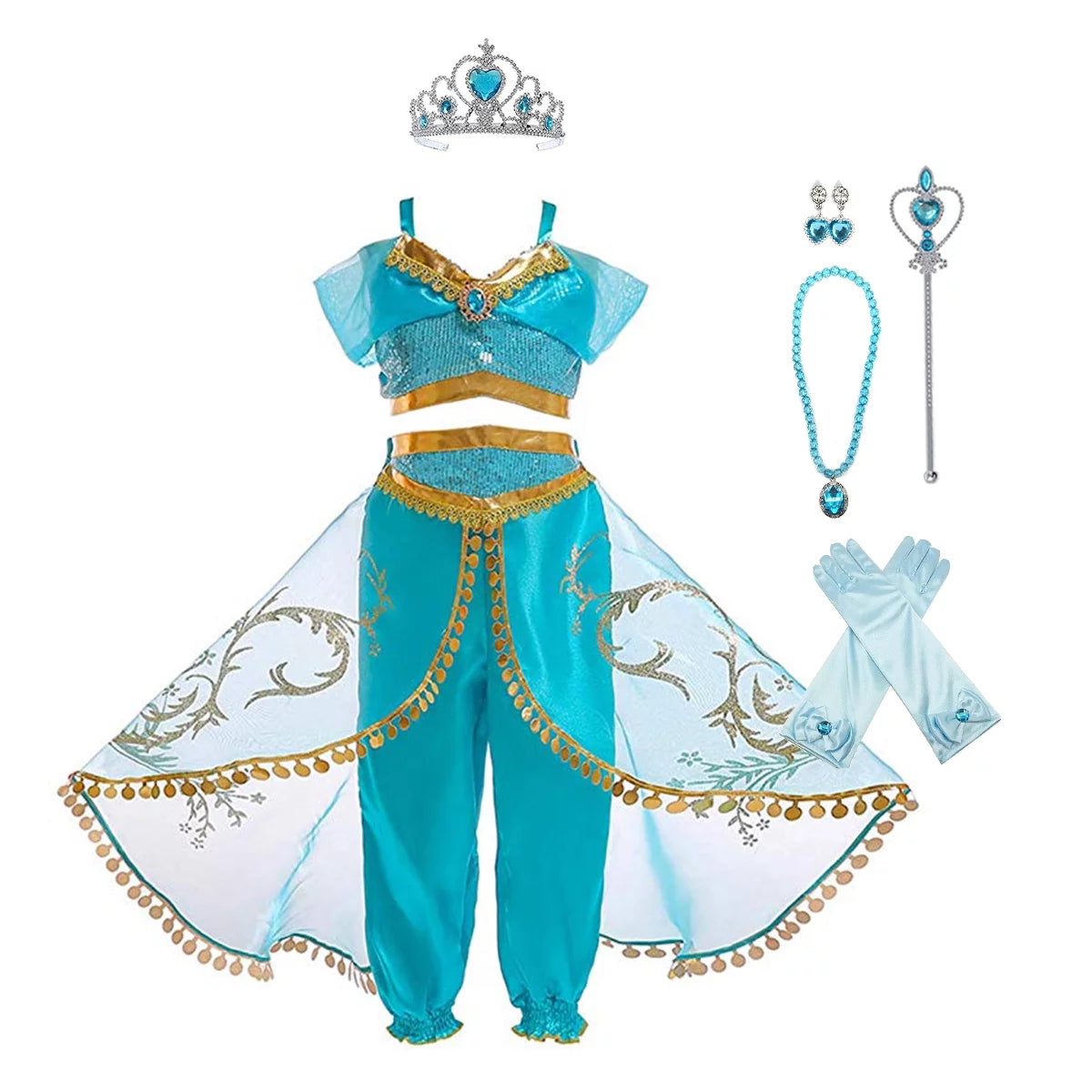 Jasmine Costume - Fancy Dress Set (KW)