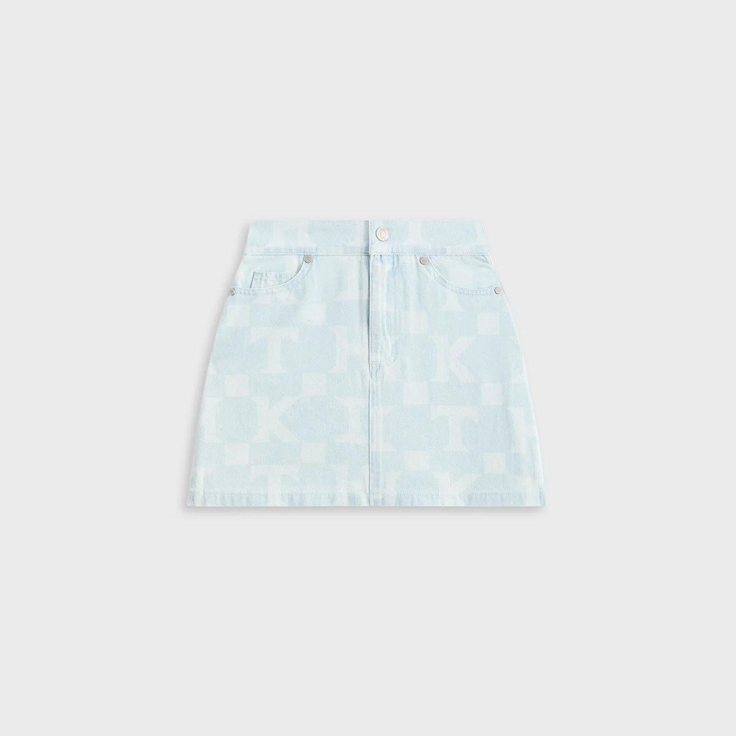 Kith Kids Monogram Denim Skirt
