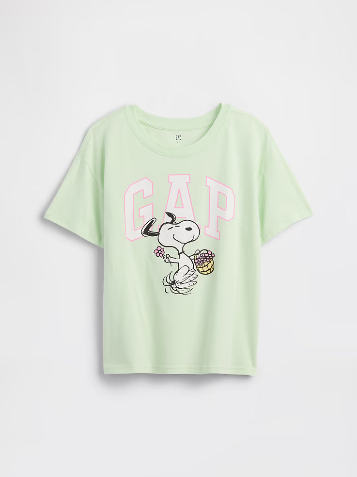 GapKids Peanuts Oversized Logo T-Shirt