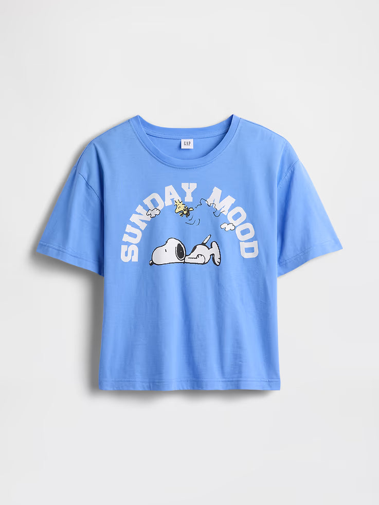 Adult Peanuts Oversized Gap Logo T-Shirt