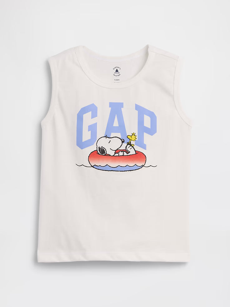 babyGap Peanuts Logo Tank Top