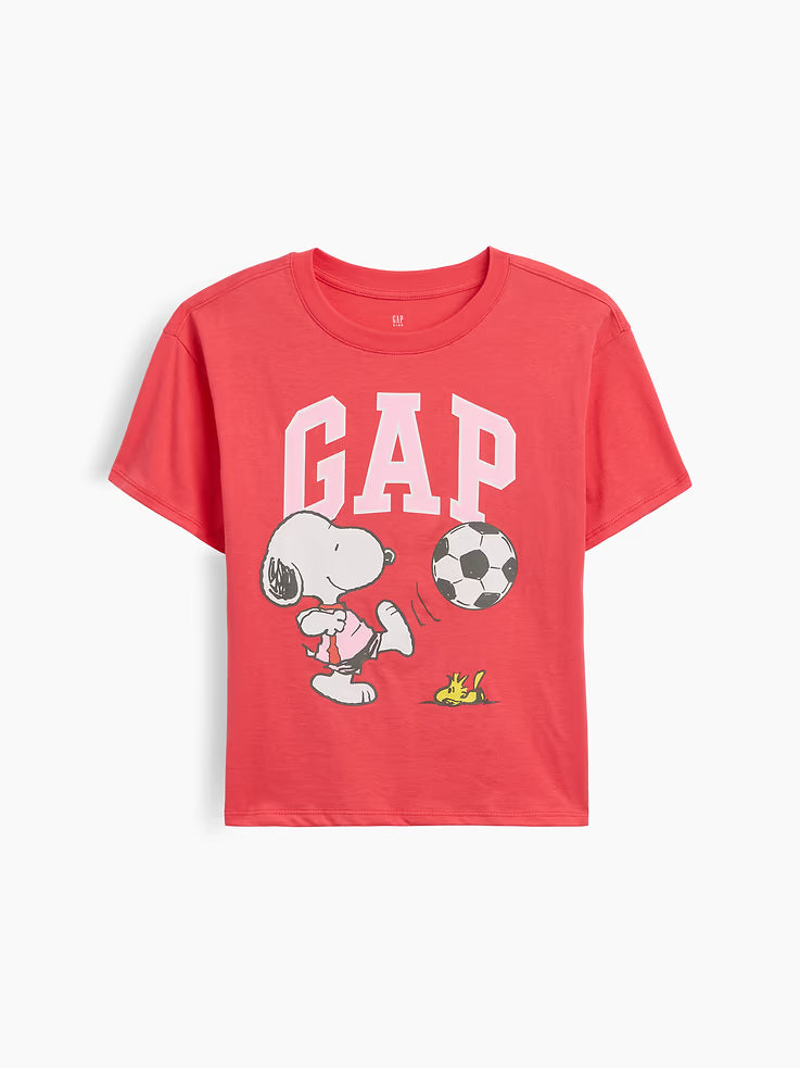 GapKids Peanuts Oversized Logo T-Shirt