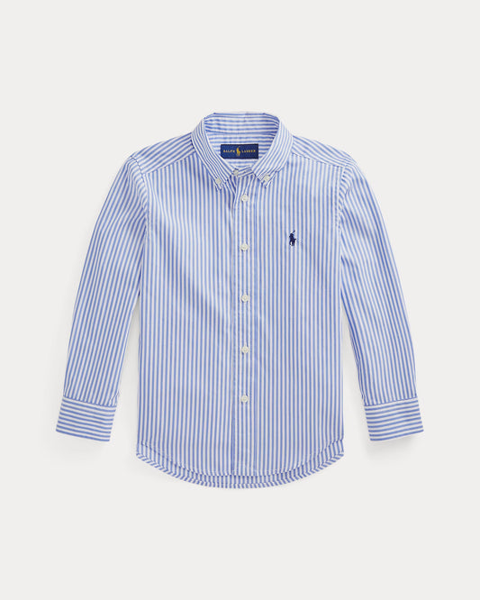 Striped Cotton Poplin Shirt