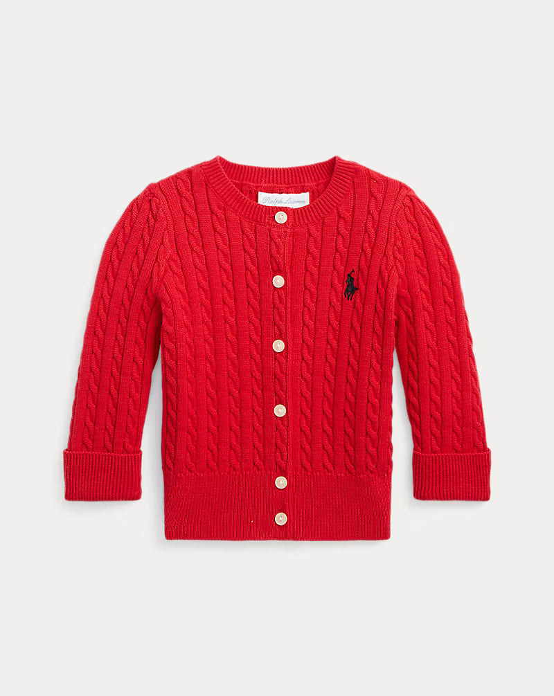 Mini-Cable Cotton Cardigan (4 Colors)