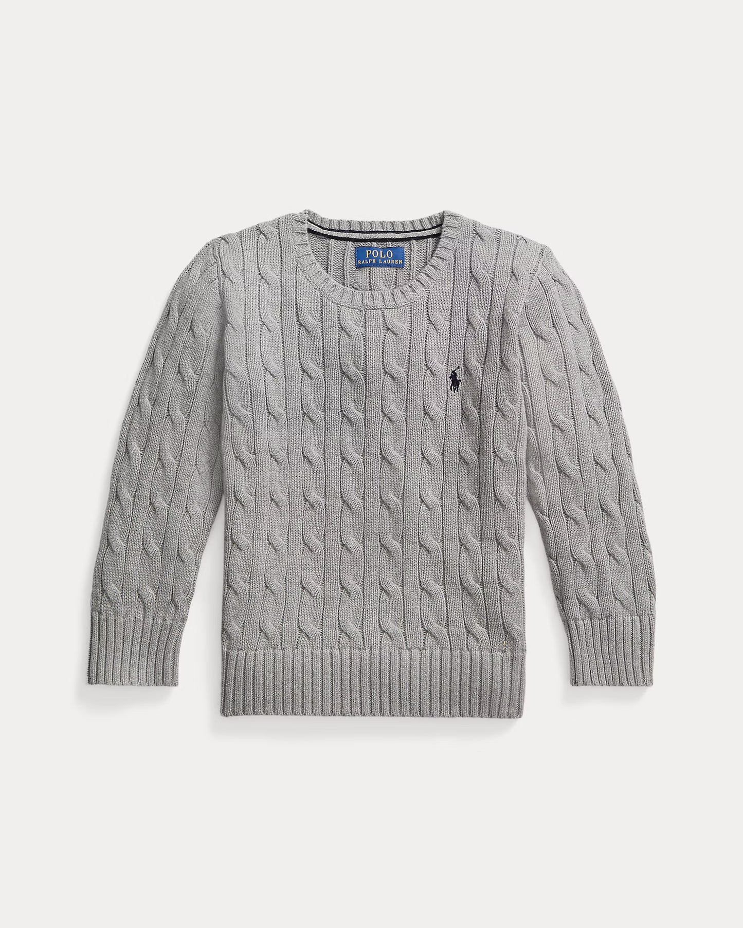 Cable-Knit Cotton Sweater (7 Colors)