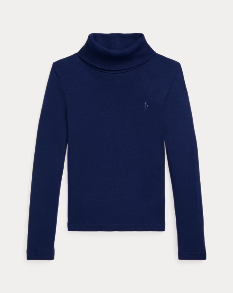 Ribbed Cotton-Modal Turtleneck (5 Colors)