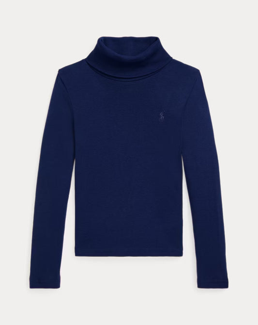 Ribbed Cotton-Modal Turtleneck (5 Colors)