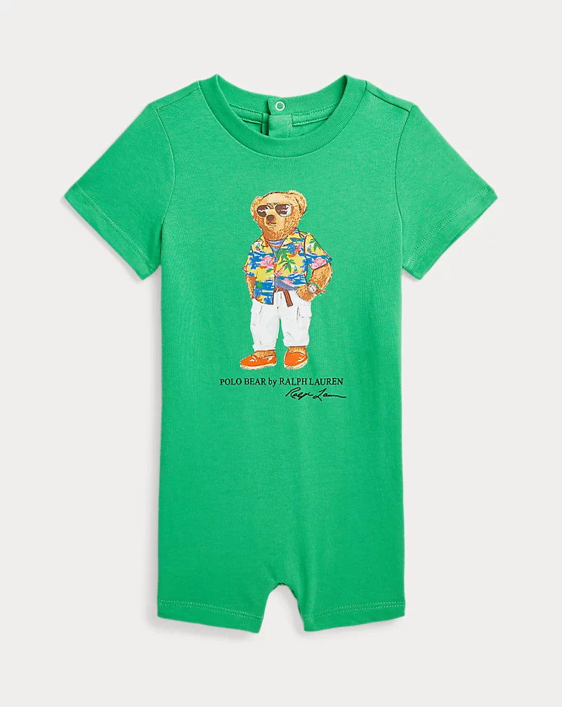 Polo Bear Cotton Jersey Shortall