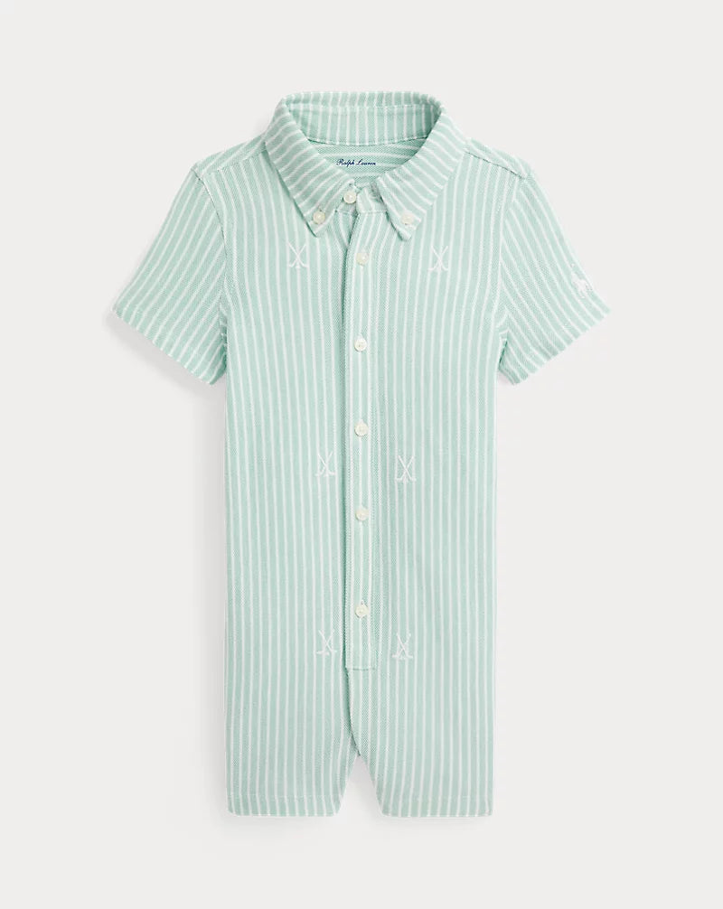 Golf Knit Cotton Oxford Shortall