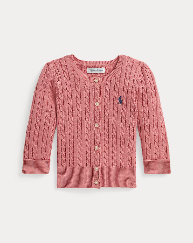 Mini-Cable Cotton Cardigan (4 Colors)