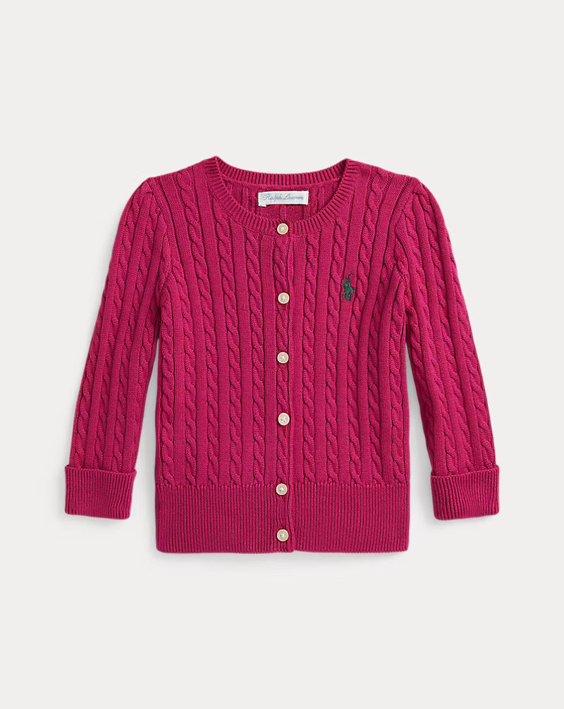 Mini-Cable Cotton Cardigan (4 Colors)