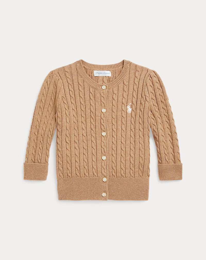 Mini-Cable Cotton Cardigan (4 Colors)