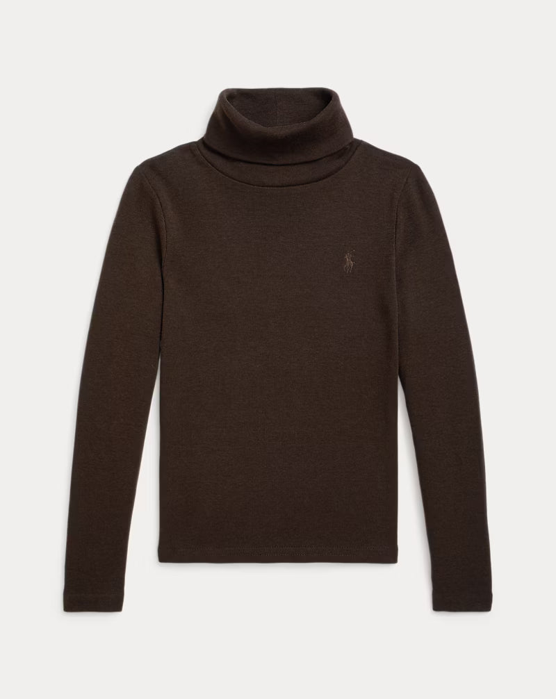 Ribbed Cotton-Modal Turtleneck (5 Colors)