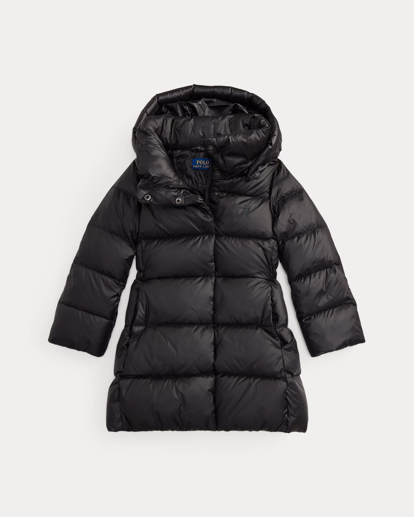 Down Hooded Long Jacket (2 Colors)