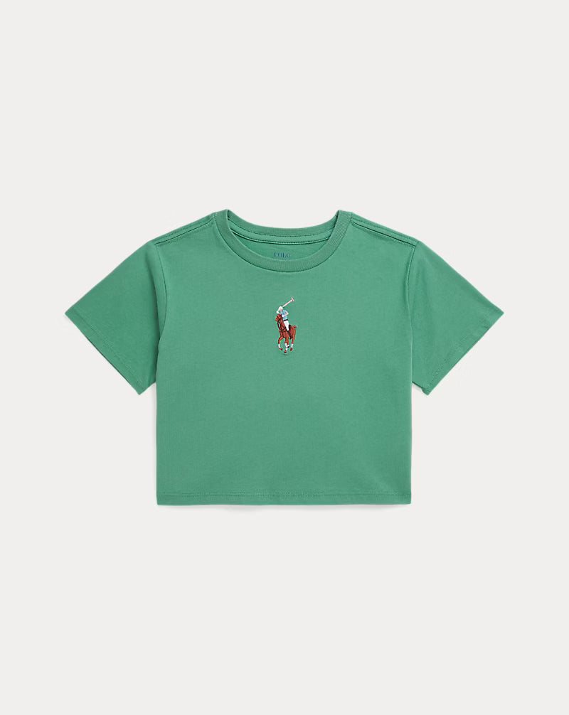 Big Pony Cotton Jersey Boxy Tee