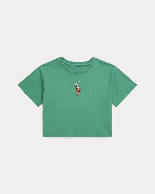 Big Pony Cotton Jersey Boxy Tee