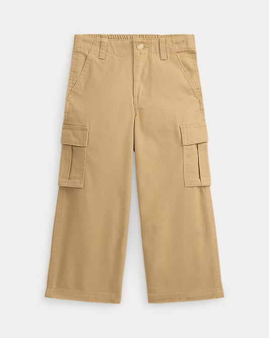 Wide-Leg Chino Cargo Pant